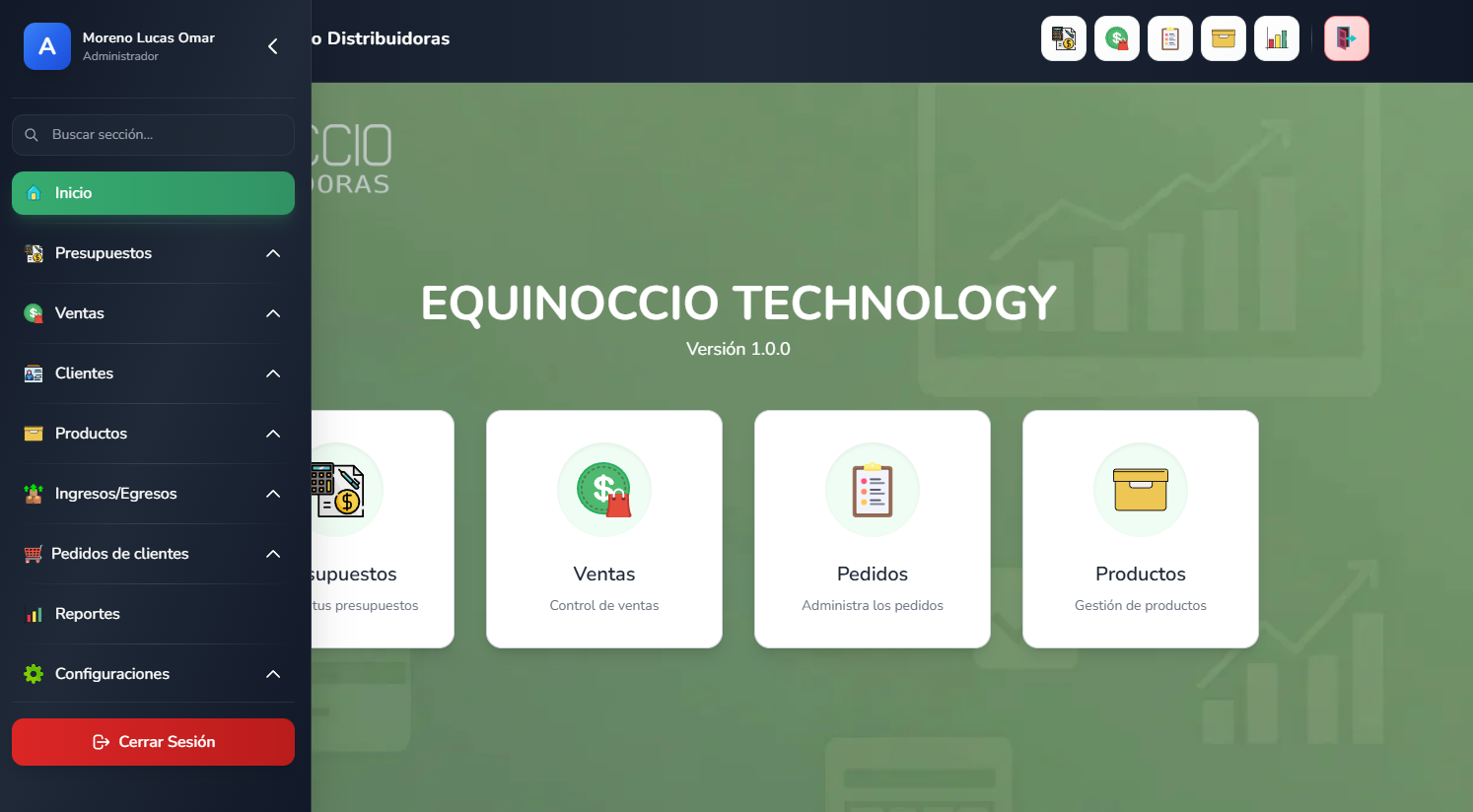 Sistema Distribuidoras